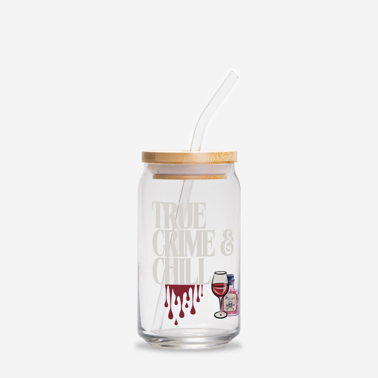 True Crime & Chill Glass Can 16oz