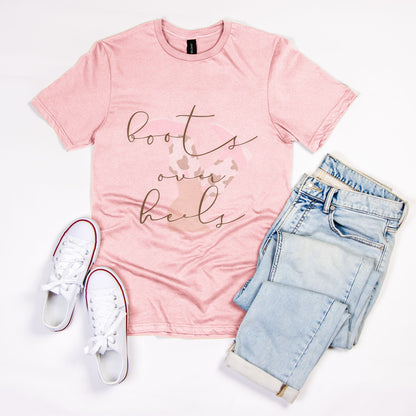 Boots Over Heels Soft-style T-Shirt