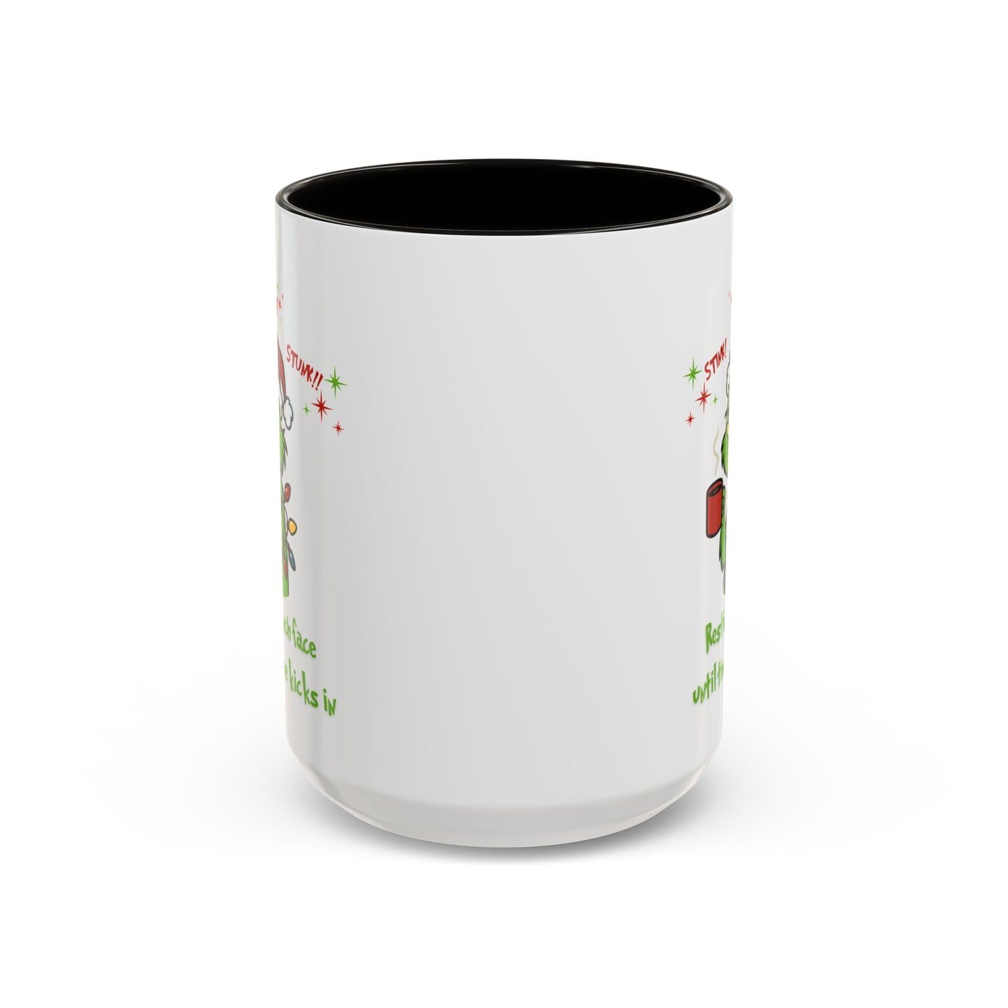 Colorful Grinchy Holiday Mug