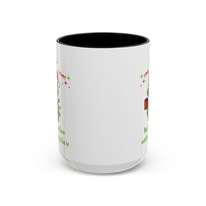 Colorful Grinchy Holiday Mug