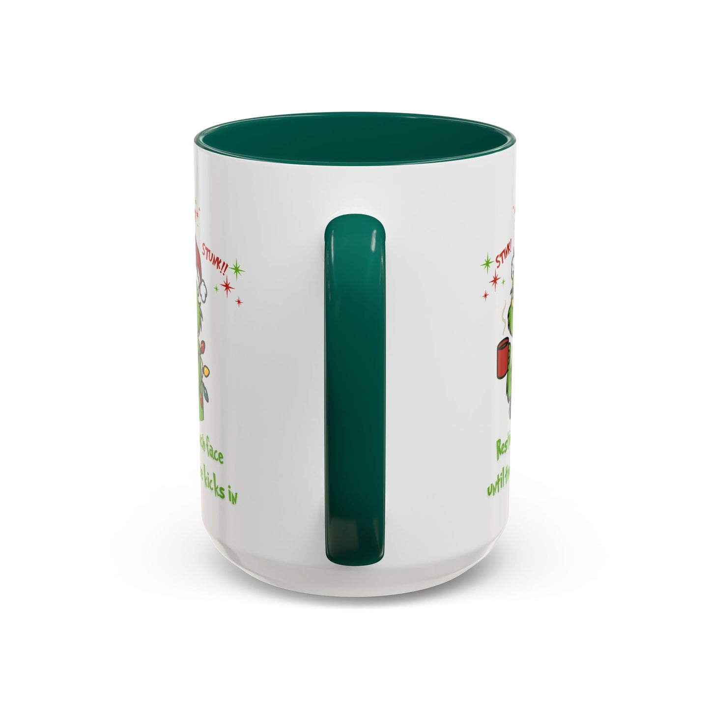 Colorful Grinchy Holiday Mug