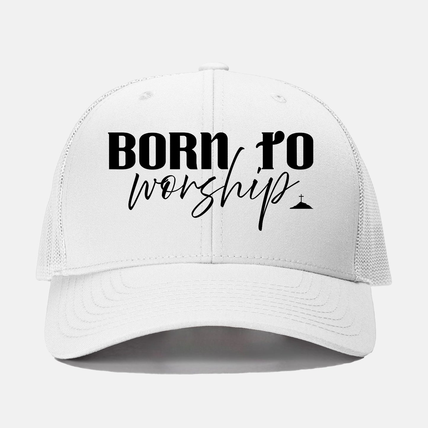 Born to Worship Retro Trucker Hat
