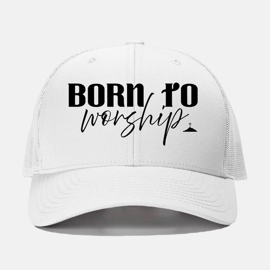 Born to Worship Retro Trucker Hat