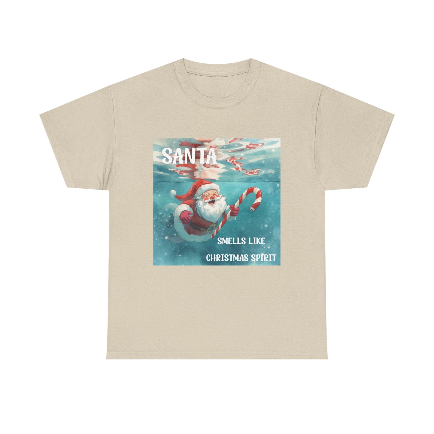 Santa Smells Like Christmas Spirit Tee