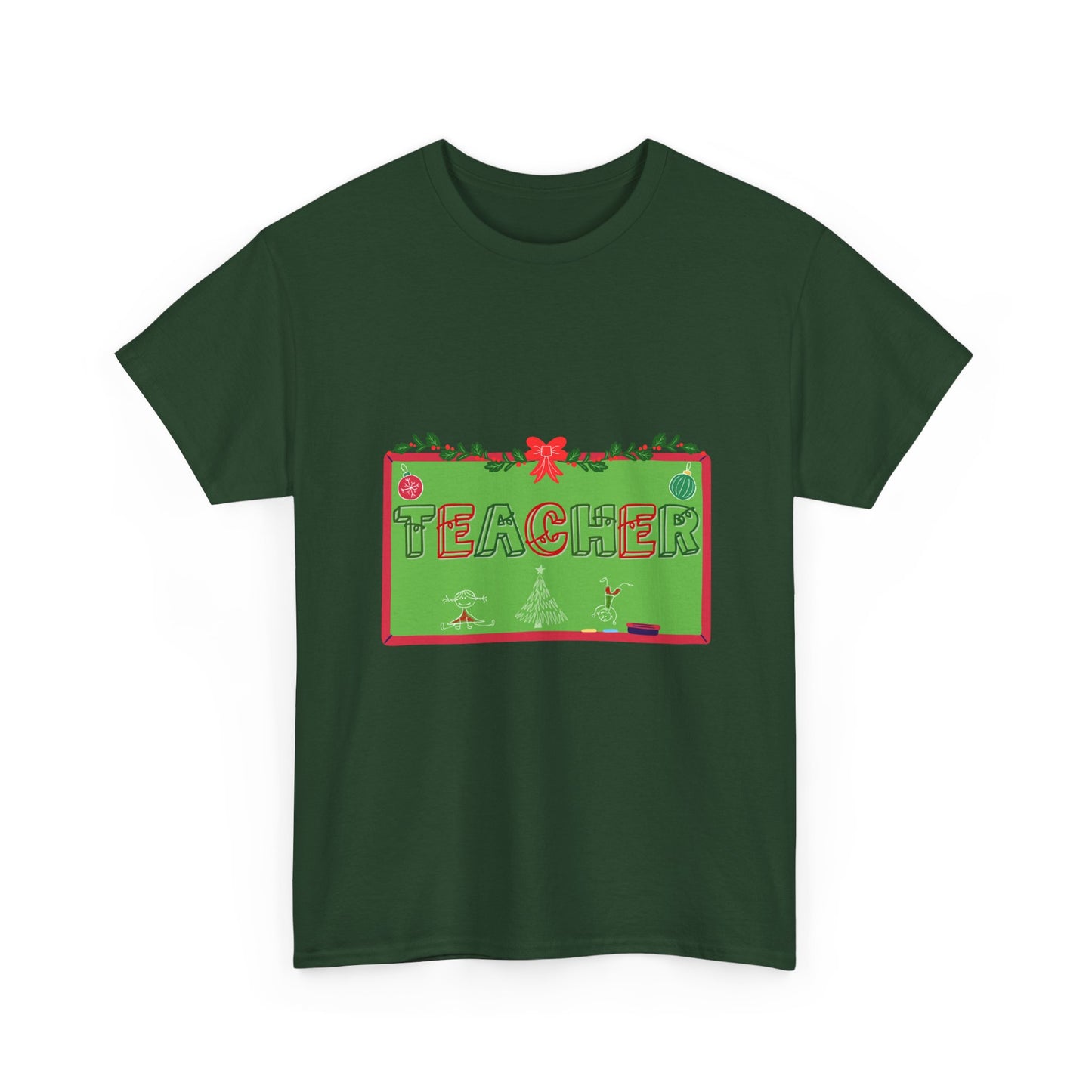 Festive Teacher Unisex Heavy Cotton Tee