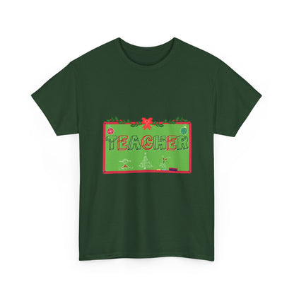 Festive Teacher Unisex Heavy Cotton Tee