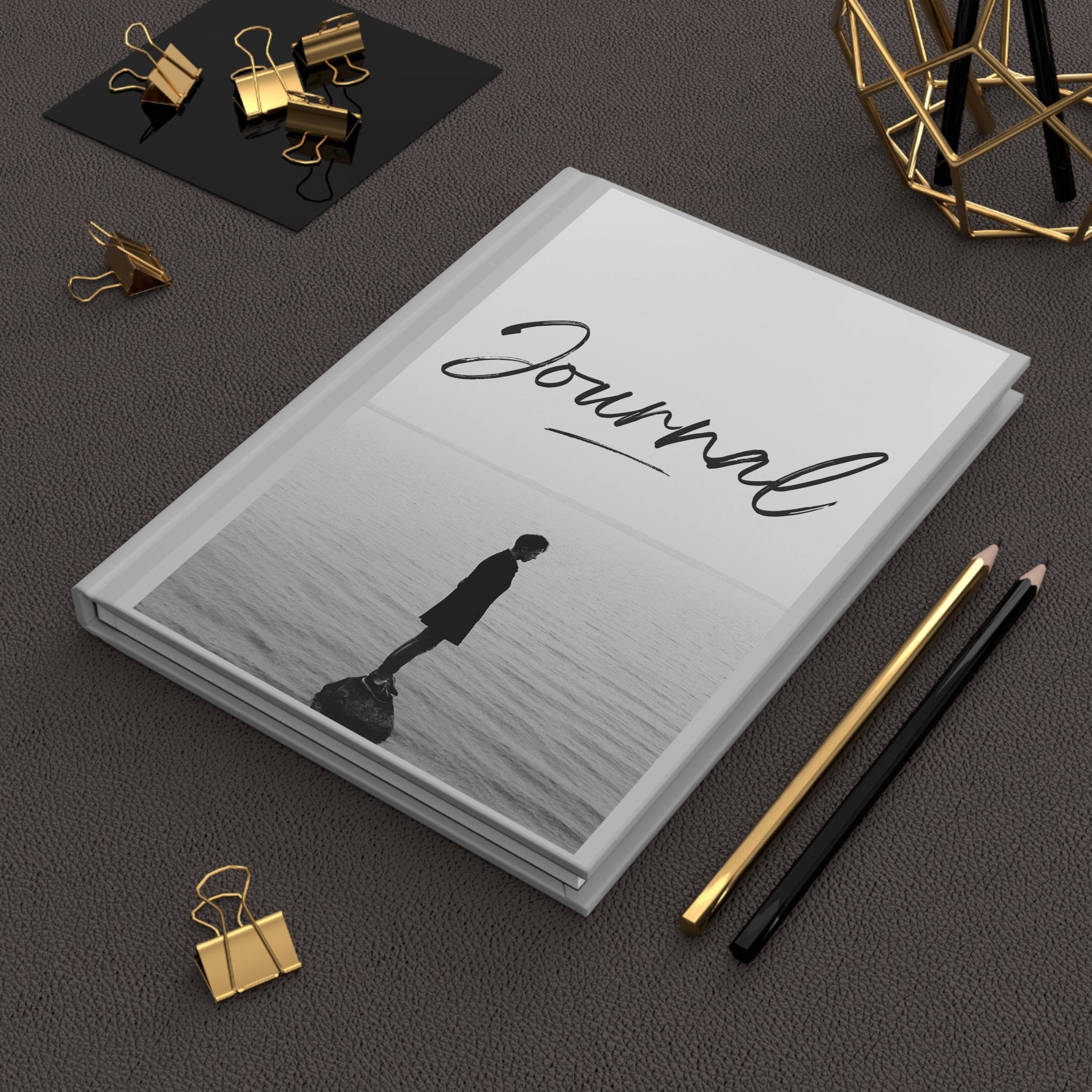 Journal — Minimalist Monochrome Hardcover