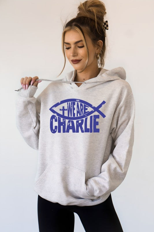 We Are Charlie Fish Graphic Sweatshirt