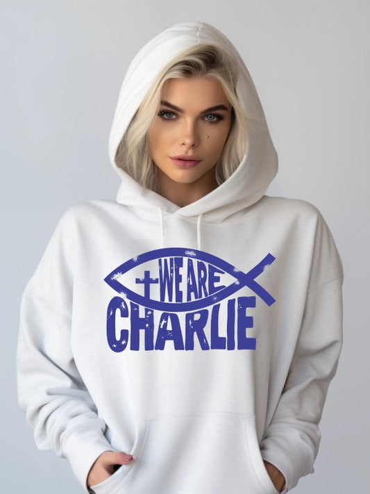 We Are Charlie Fish Graphic Sweatshirt