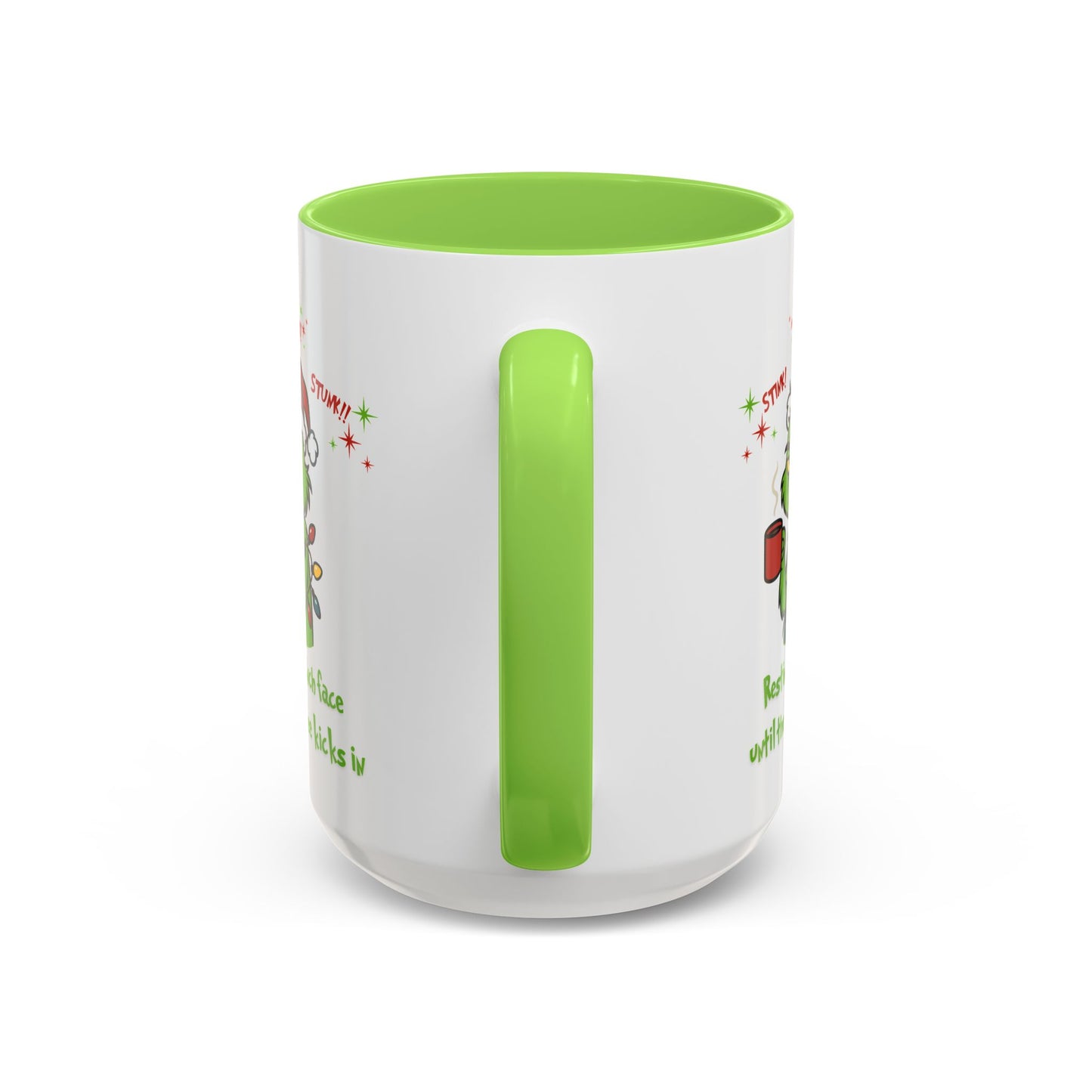 Colorful Grinchy Holiday Mug