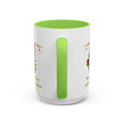 Colorful Grinchy Holiday Mug