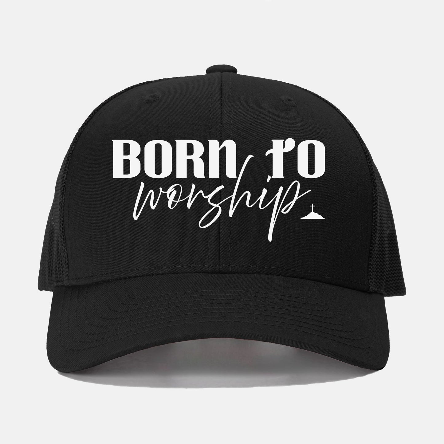 Born to Worship Retro Trucker Hat