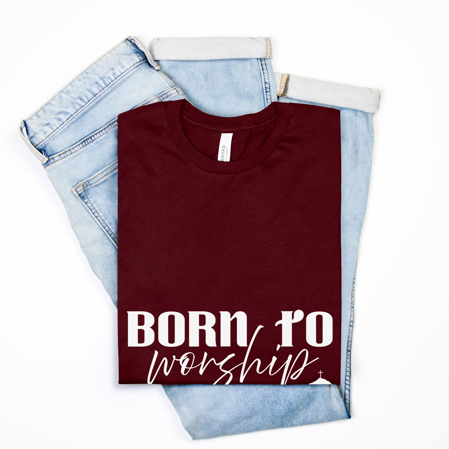 Born To Worship Bella Canvas Unisex Tee