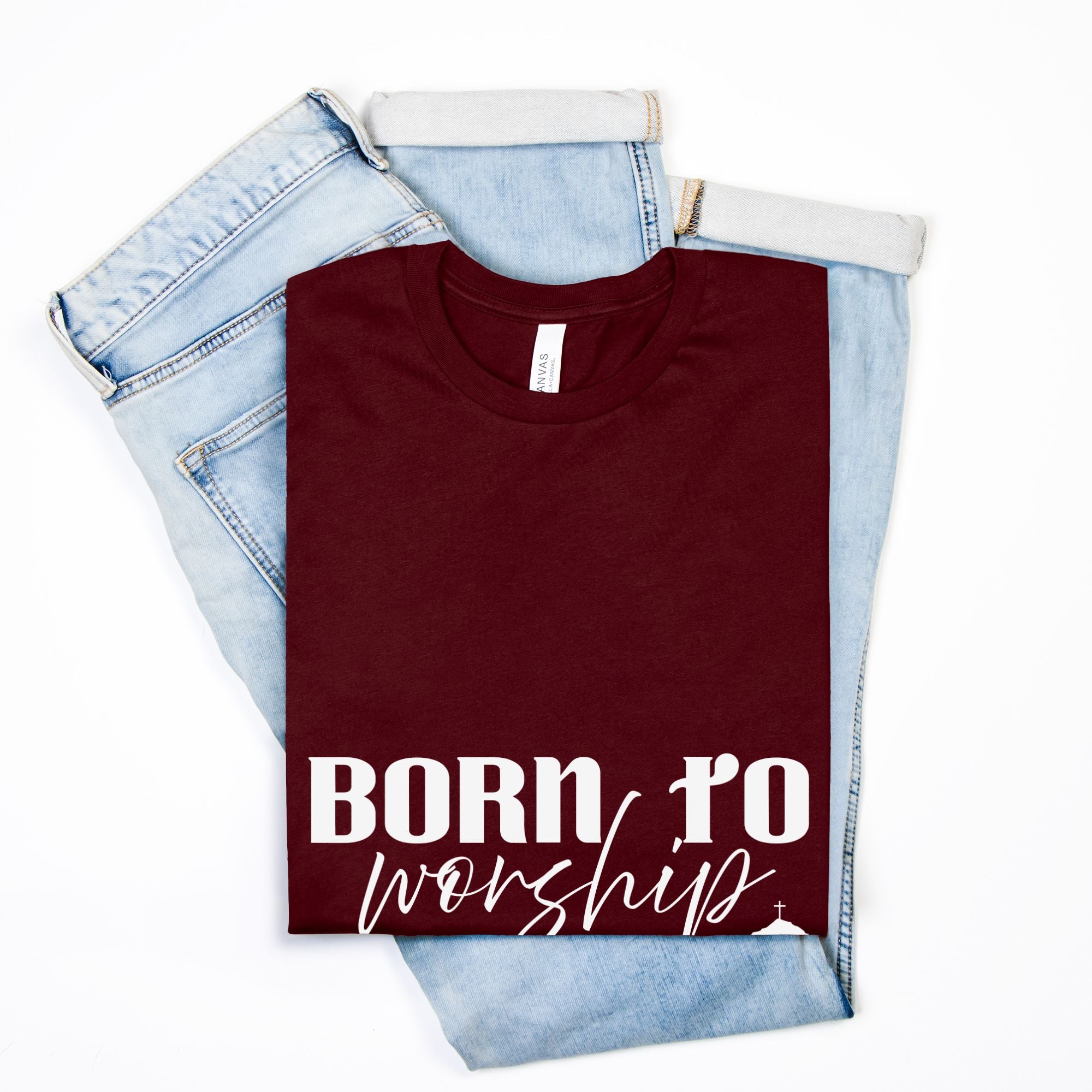 Born To Worship Bella Canvas Unisex Tee
