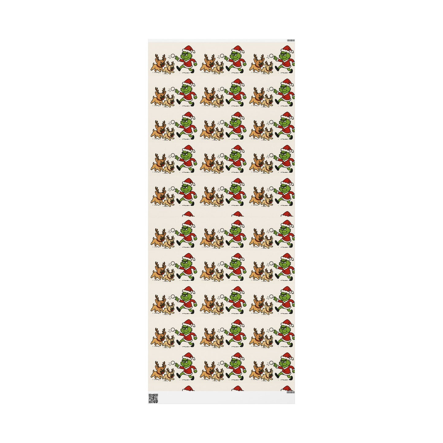 Exclusive Twin Bully Whimsical Holiday Wrapping Paper