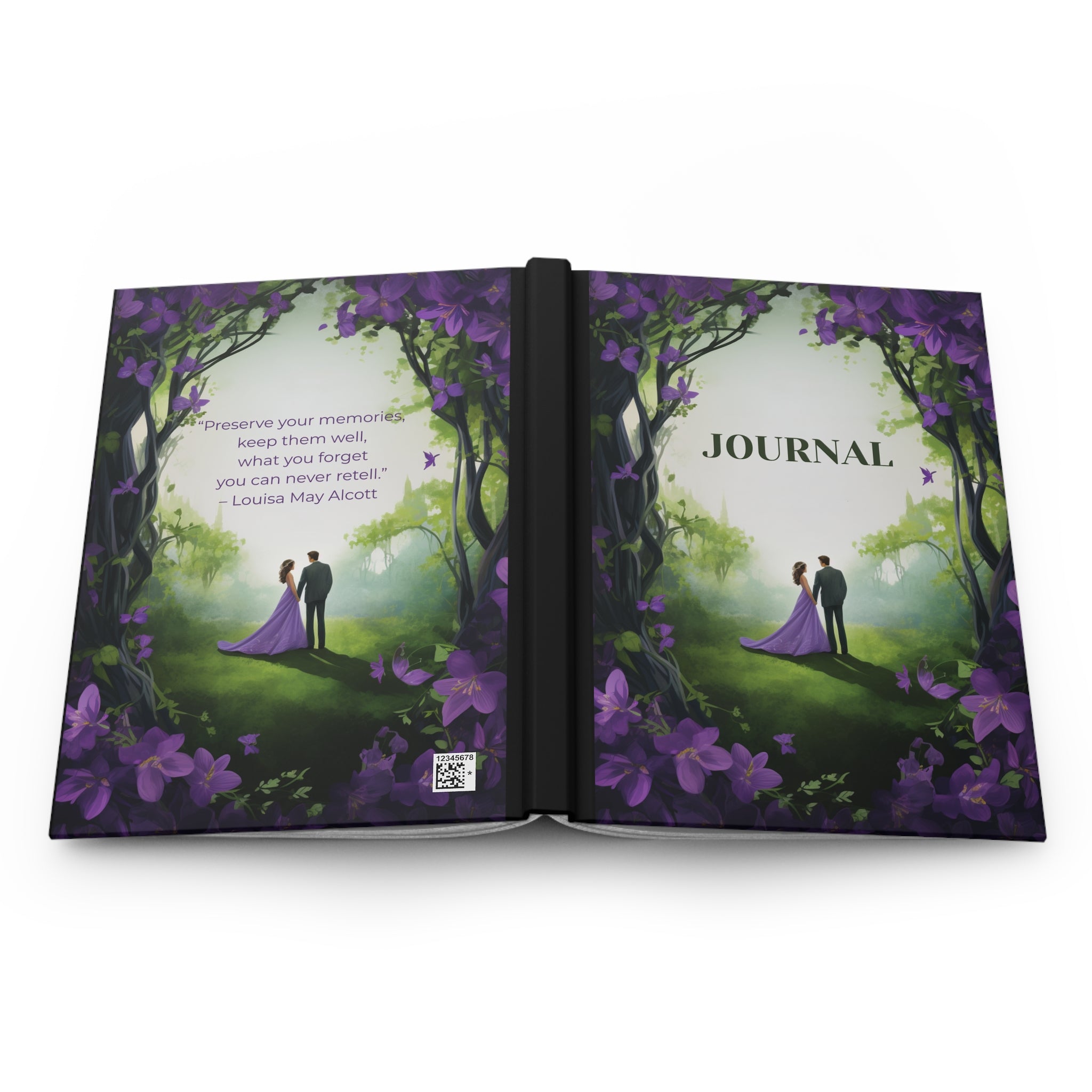 Romantic Violet Forest Journal