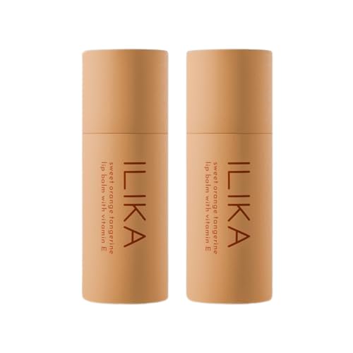 ILIKA 2 PK Organic Lip Balm Organic- Sweet Orange Tangerine
