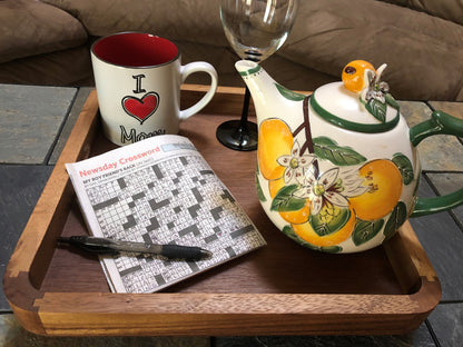 Acacia Wood Square Serving Tray