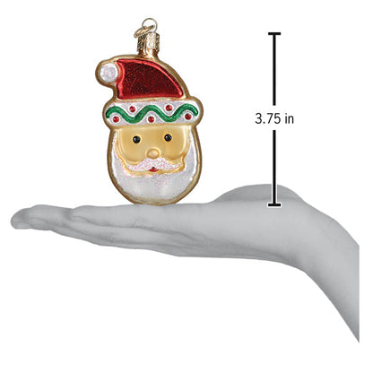 Santa Sugar Cookie Ornament
