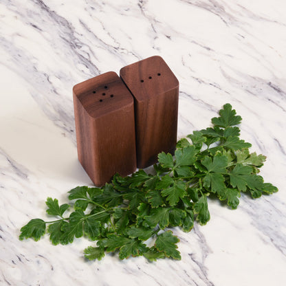 Acacia Wood Salt and Pepper Shakers
