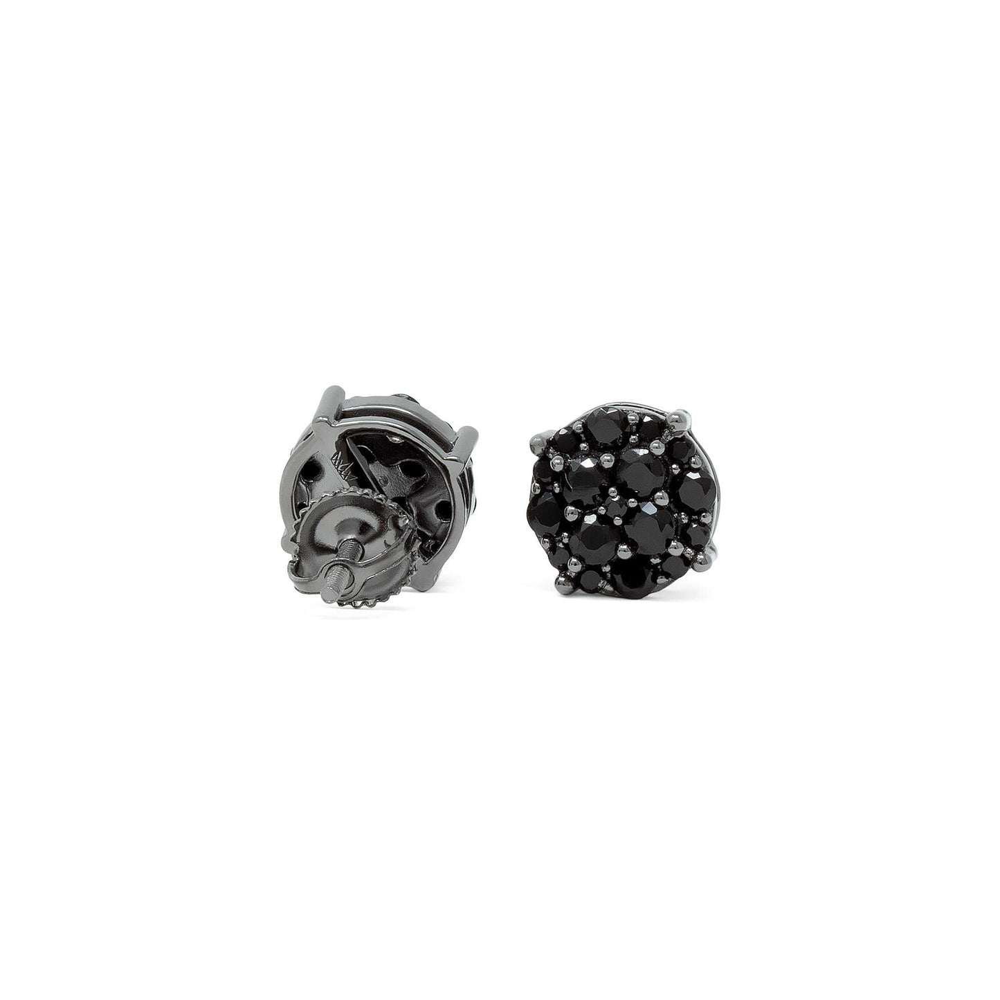 Black Stud Earrings