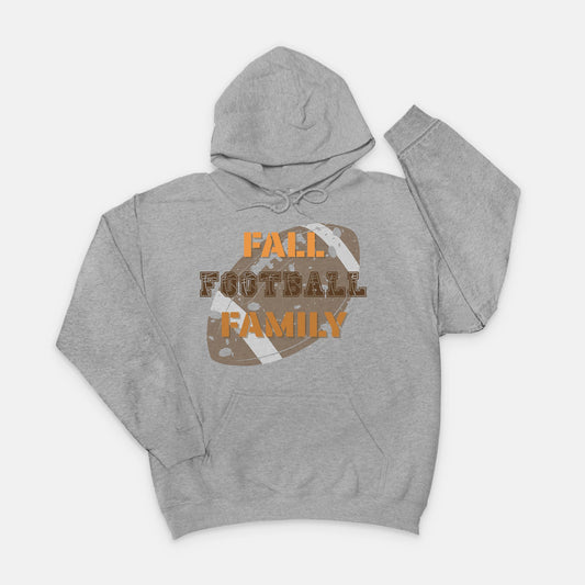 Fall, Football, Family Unisex Hooded Sweatshirt
