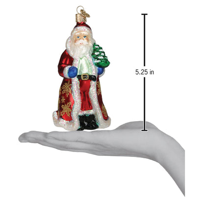 Glistening Golden Santa