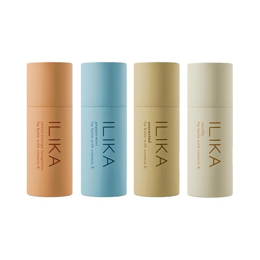 ILIKA 4 Pack Lip Balm Organic- Classic Collection