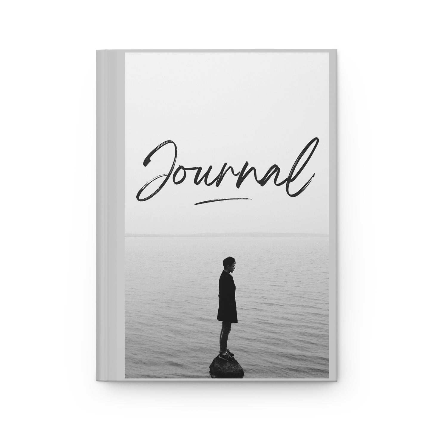 Journal — Minimalist Monochrome Hardcover