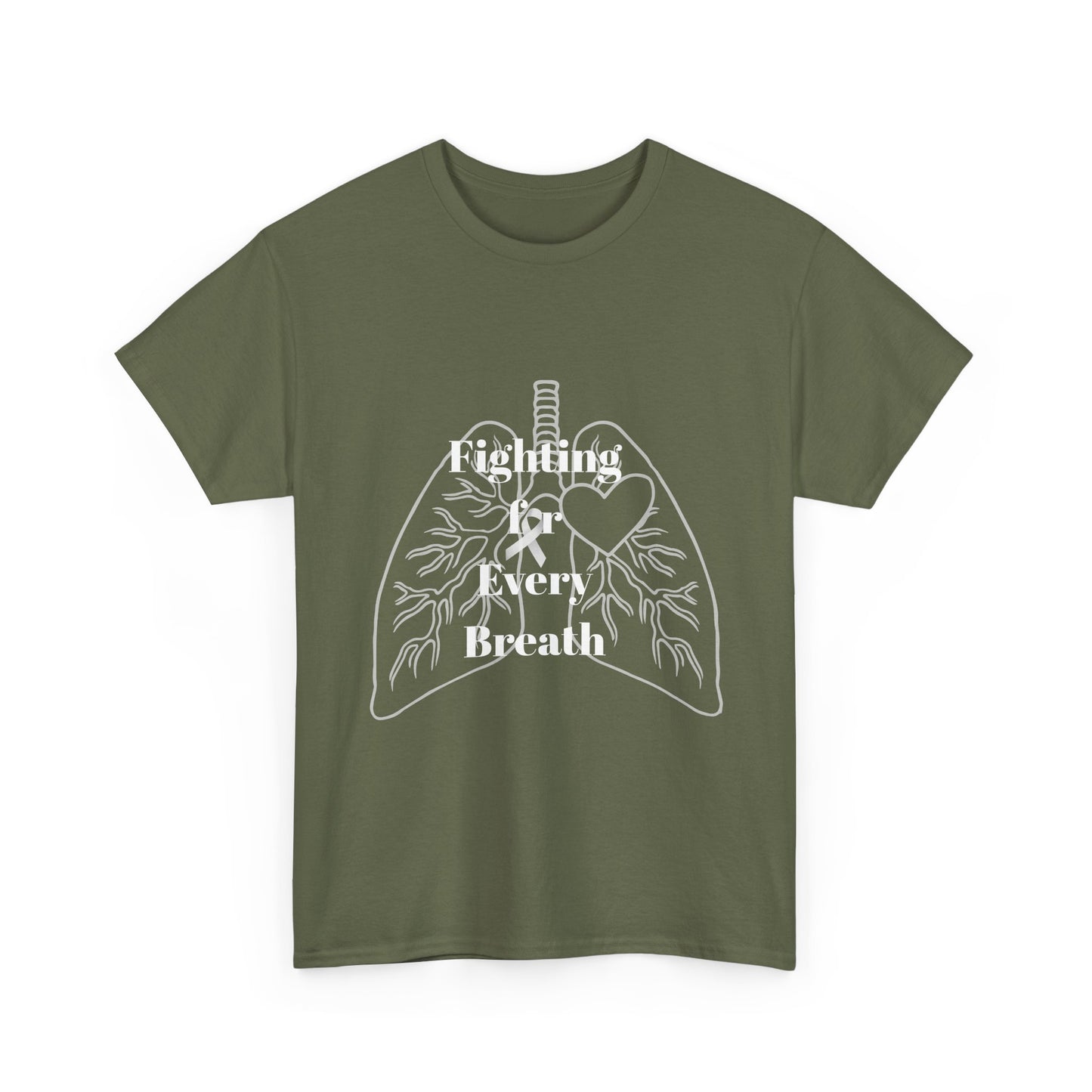 Lung Cancer Fighting for Every Breath Tee