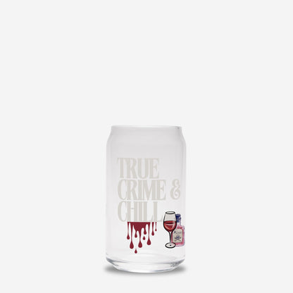 True Crime & Chill Glass Can 16oz