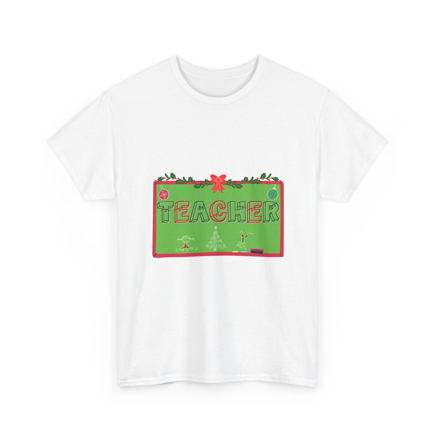 Festive Teacher Unisex Heavy Cotton Tee