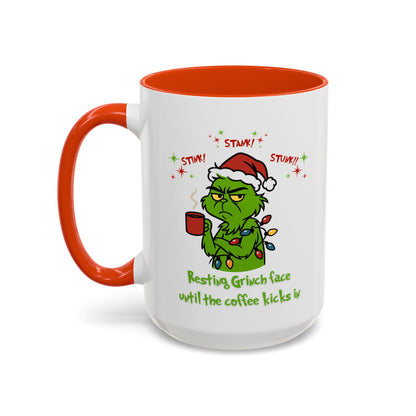 Colorful Grinchy Holiday Mug