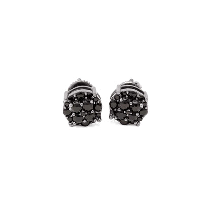 Black Stud Earrings