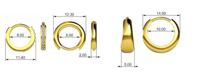 3 Pieces Small Hoop Huggie Earrings Set for Women, Silver Stud Earrings for Multiple Piercing Hypoallergenic Trendy Jewelry, Dainty Jackets Cartilage Cubic Zircon Earrings for Women's Gifts