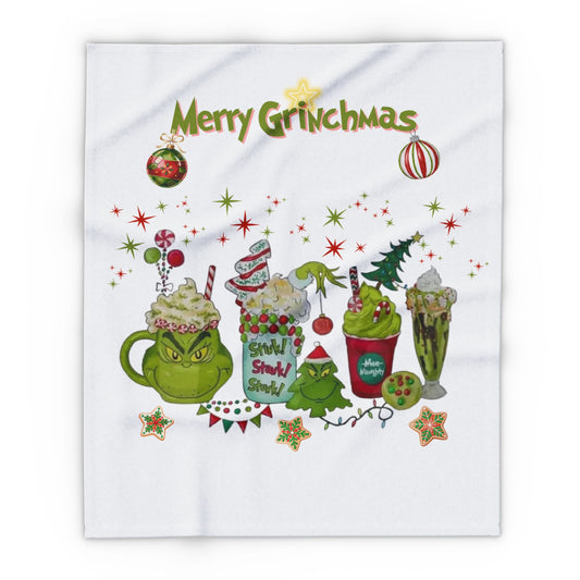 Grinchmas Fleece Blanket
