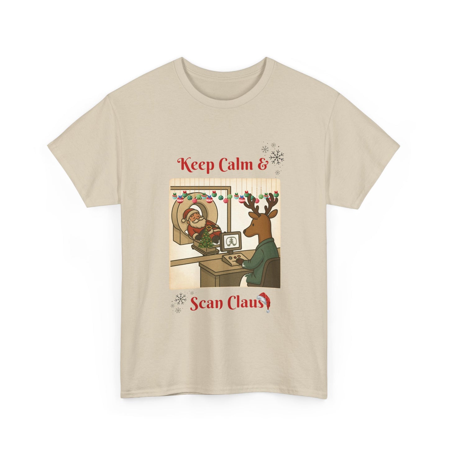 Santa CT Scan Christmas Unisex Tee