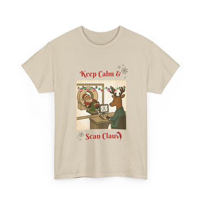 Santa CT Scan Christmas Unisex Tee