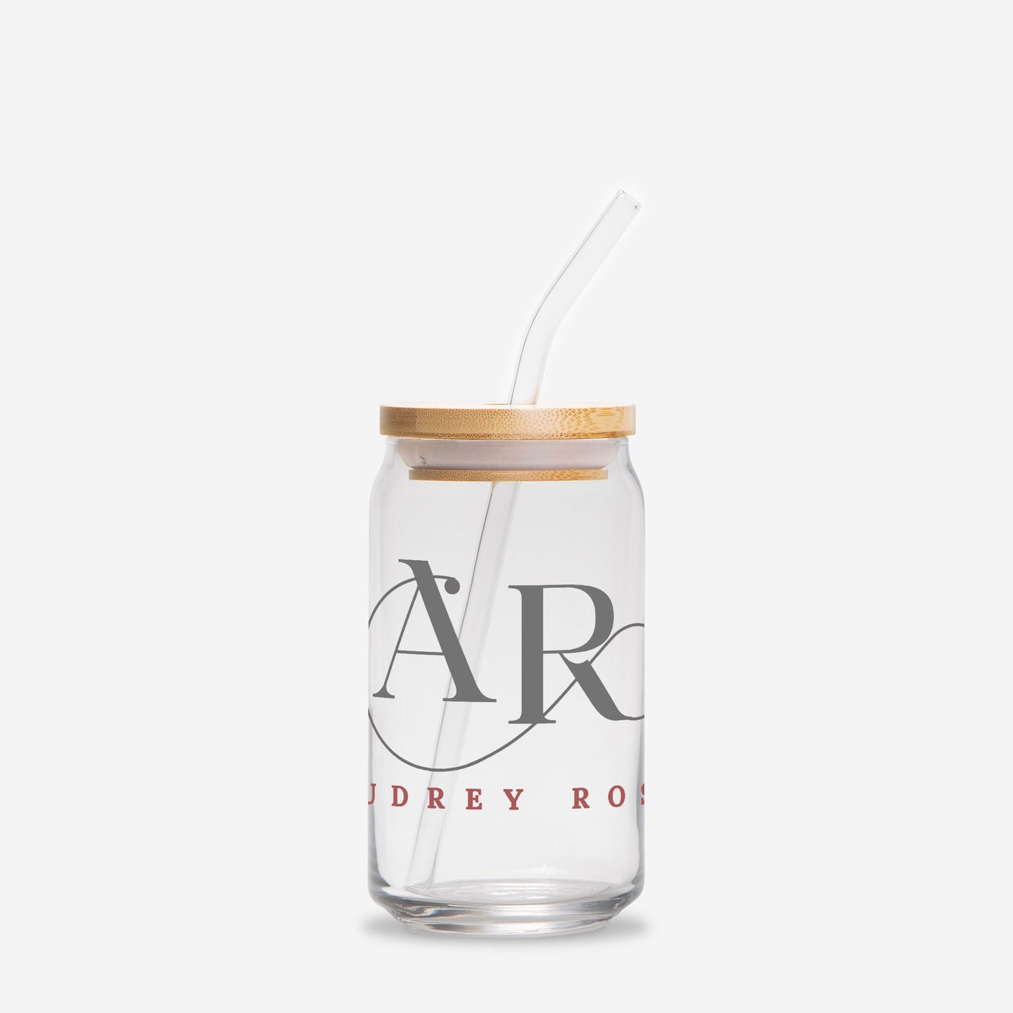 Audrey Rose Glass Can 16oz