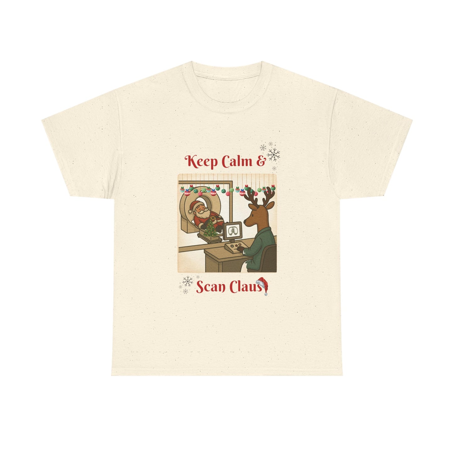 Santa CT Scan Christmas Unisex Tee