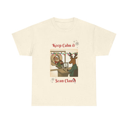 Santa CT Scan Christmas Unisex Tee