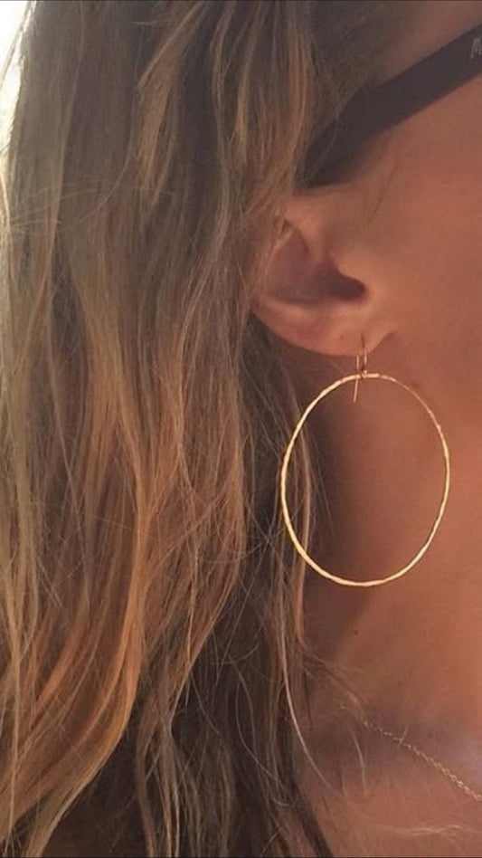 SKINNY XL BEACH  HOOPS