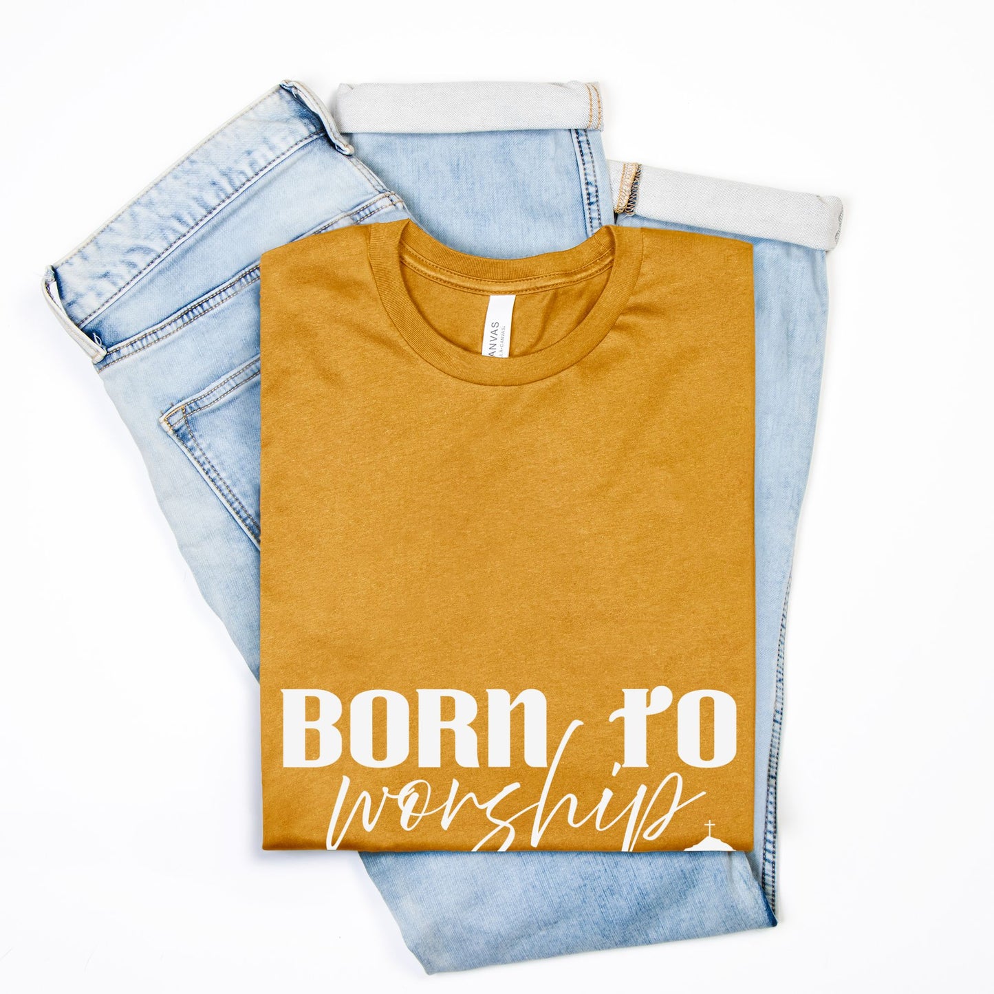Born To Worship Bella Canvas Unisex Tee