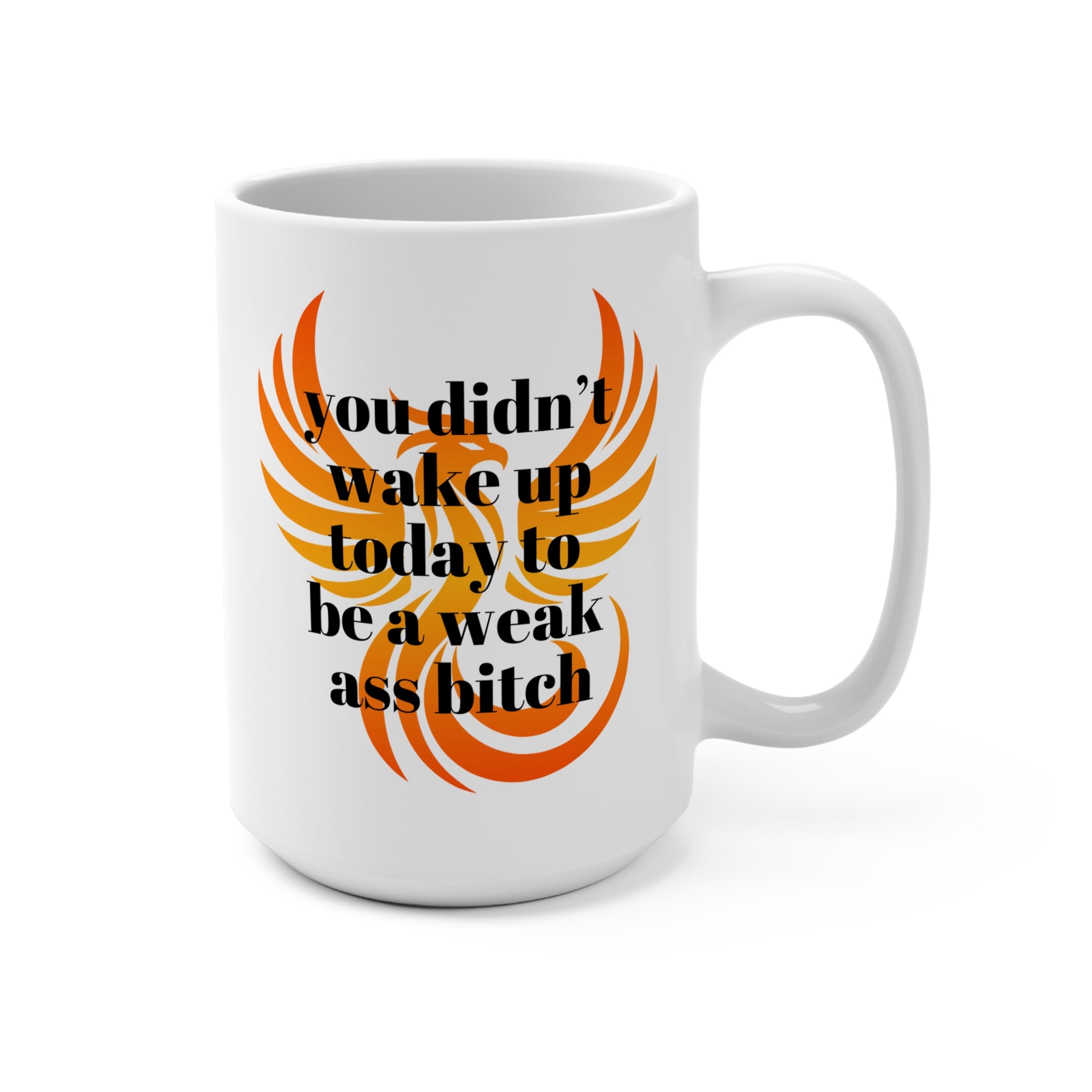 Empowering Phoenix Mug - 15oz Inspirational Coffee Cup