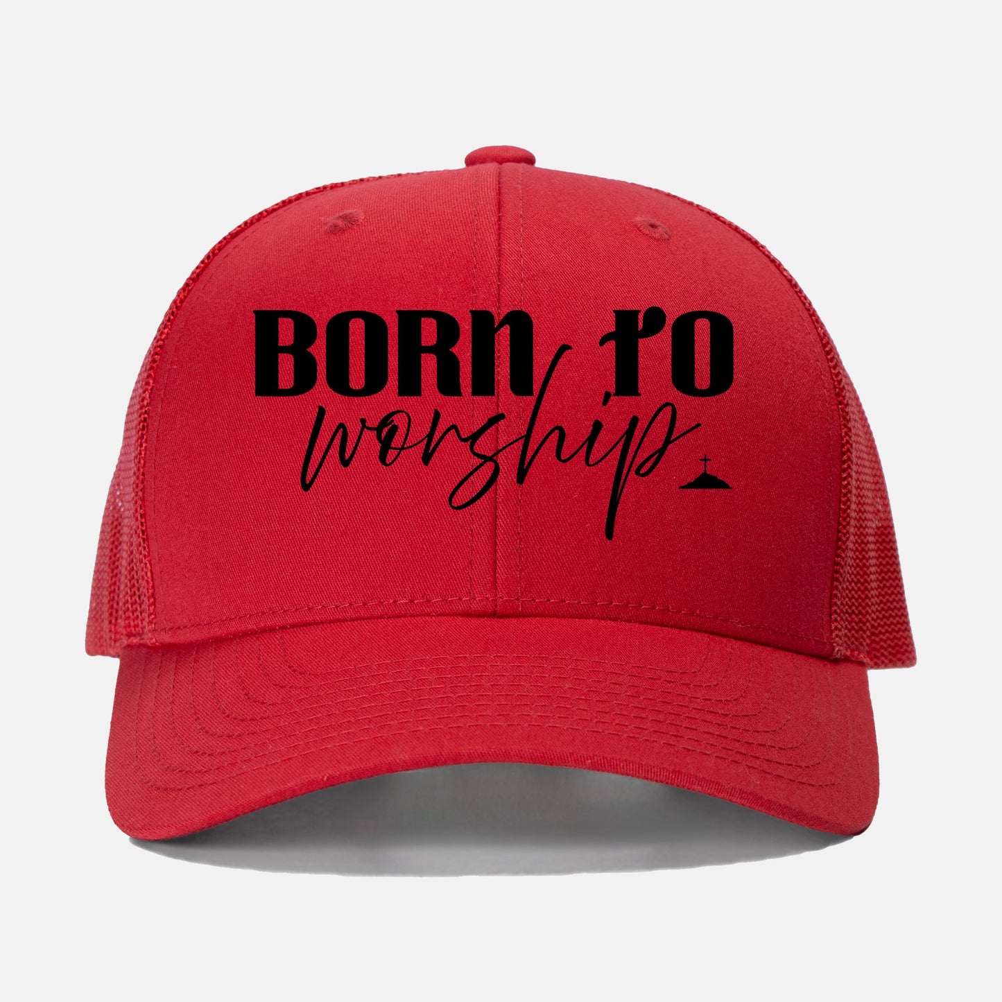 Born to Worship Retro Trucker Hat