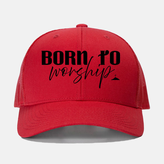 Born to Worship Retro Trucker Hat