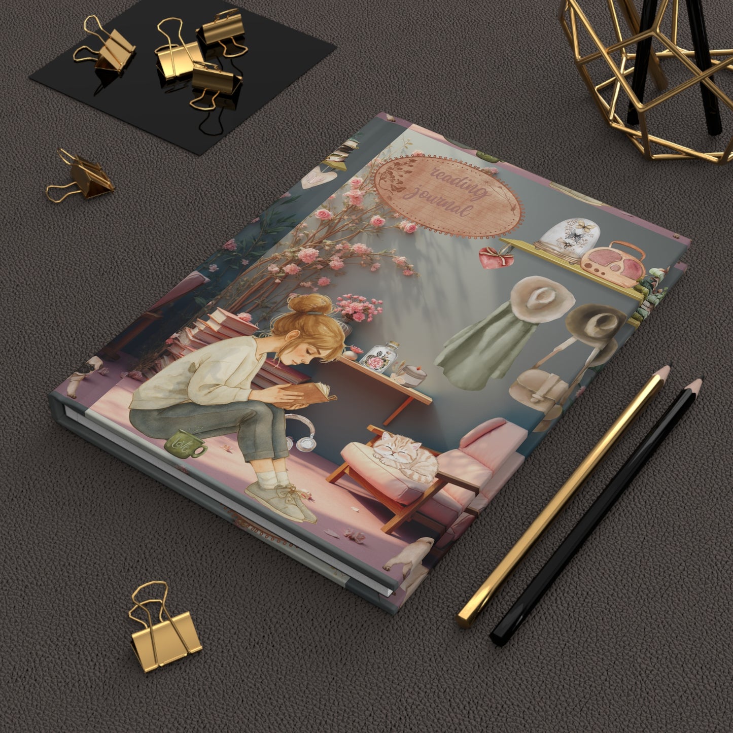 Bookish Hardcover Journal Matte - Perfect for Readers and Writers