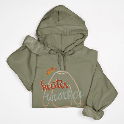 Sweater Weather Unisex Hooded Sweatshirt