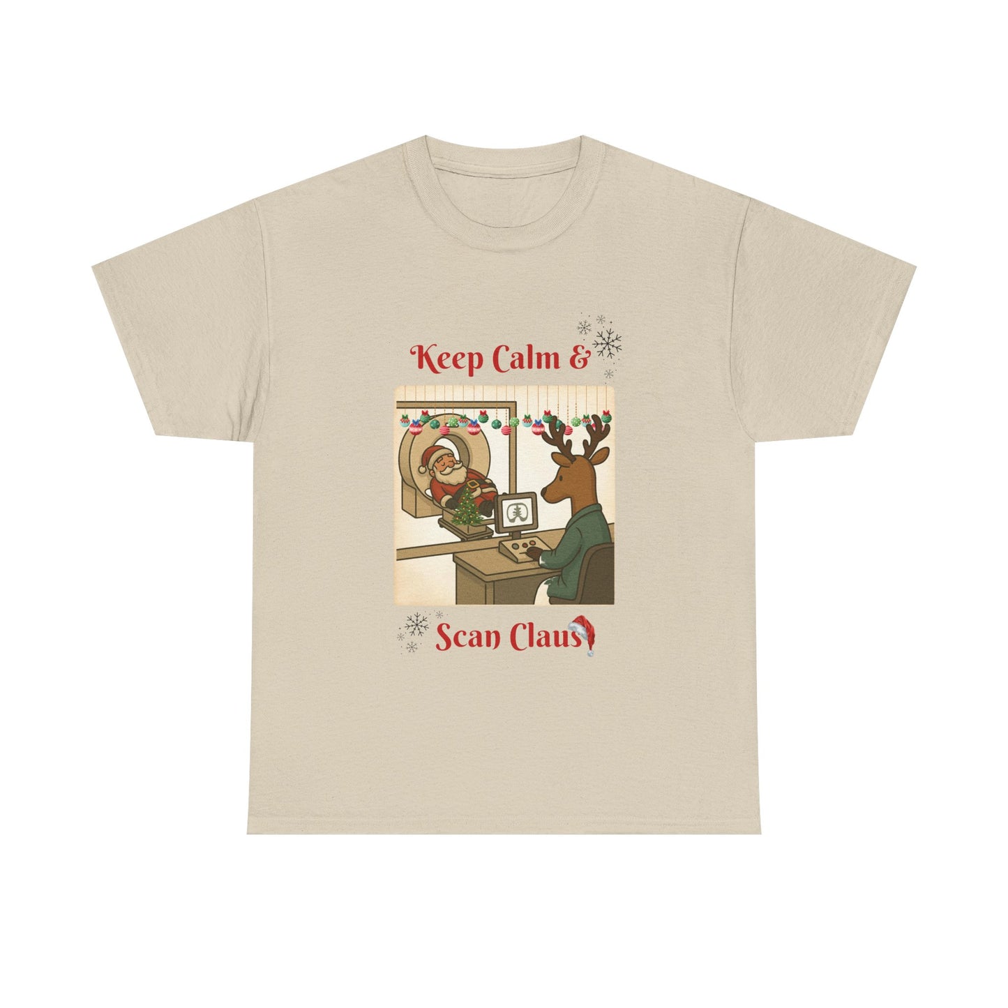 Santa CT Scan Christmas Unisex Tee