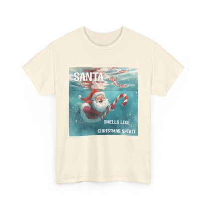 Santa Smells Like Christmas Spirit Tee